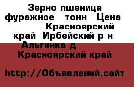 Зерно пшеница фуражное 25тонн › Цена ­ 4 000 - Красноярский край, Ирбейский р-н, Альгинка д.  »    . Красноярский край